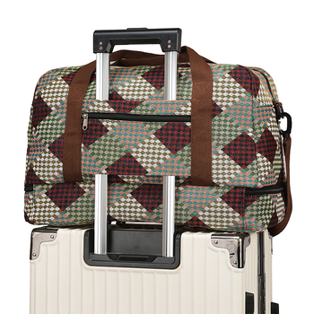 Unisex τσάντα ταξιδιού, 20-35L, ύφασμα Oxford, επεκτειόμενη με διαχωρισμό βρεγμένου/ξηρού