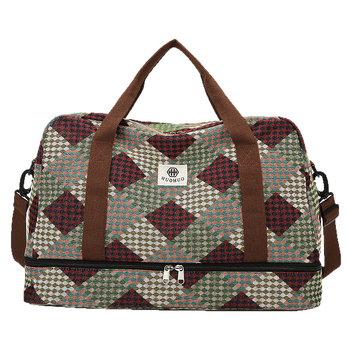 Unisex τσάντα ταξιδιού, 20-35L, ύφασμα Oxford, επεκτειόμενη με διαχωρισμό βρεγμένου/ξηρού