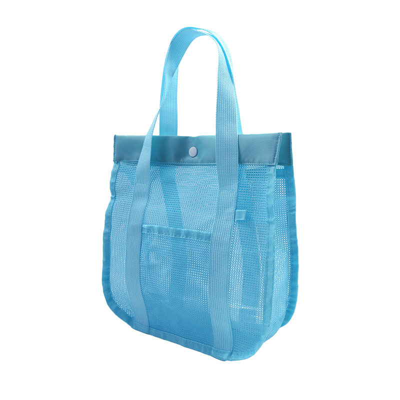 Rankinės stiliaus kosmetinė, pagaminta iš nailono ir tinklo, su uždarymo funkcija, tinkama kelionėms (medžiaga: nailonas + tinklas; forma: rankinės stiliaus; funkcija: uždarymas; tinkama kelionėms)