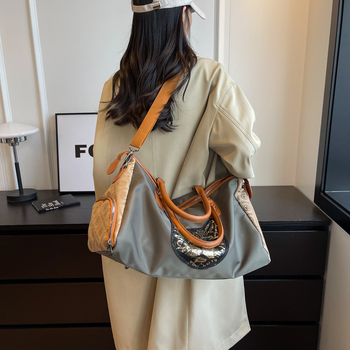 Τσάντα ταξιδιού μεγάλης χωρητικότητας, ύφασμα Oxford, διαχωρισμός βρεγμένων-ξηρών, unisex, αστικός μινιμαλισμός, 20–35L