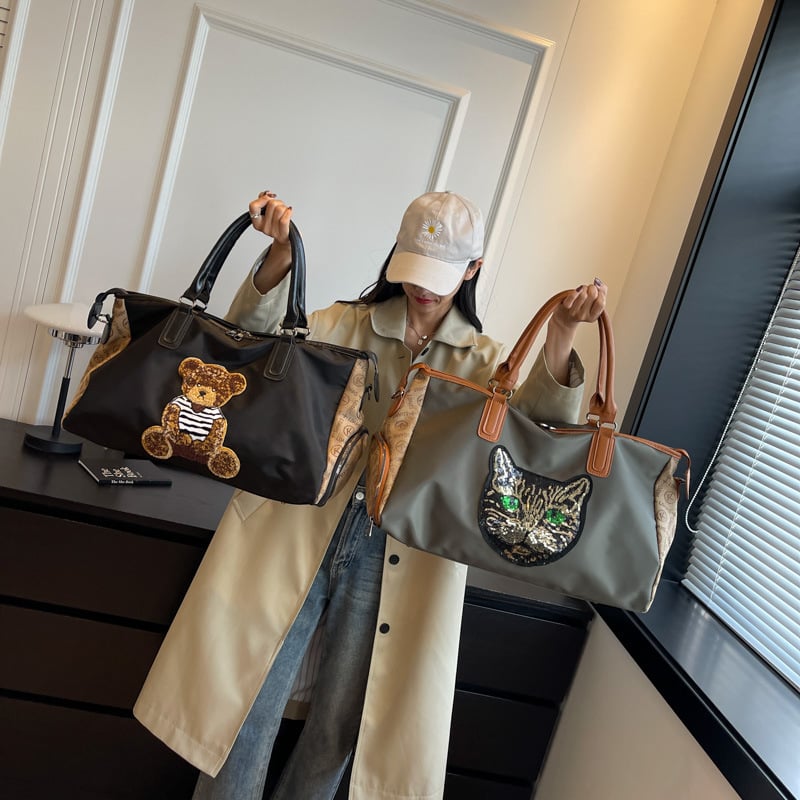 Torba za putovanje velike kapacitete, Oxford tkanina, odjeljak za mokro i suho, unisex, gradski minimalizam, 20–35L