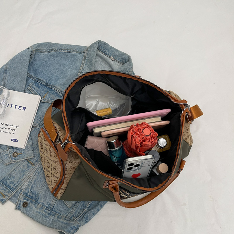 Torba za putovanje velike kapacitete, Oxford tkanina, odjeljak za mokro i suho, unisex, gradski minimalizam, 20–35L