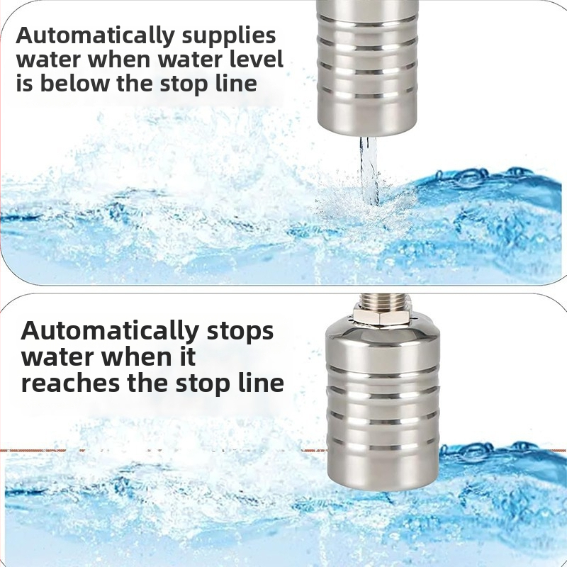 Плаващ клапан за воден резервоар — сферичен тип, среда: вода