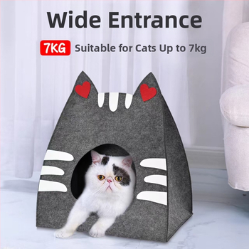 Saffire φελτ γάτο φωλιά - κρεβατάκι κατοικίδιων για γάτες, φωλιές και κλουβιά