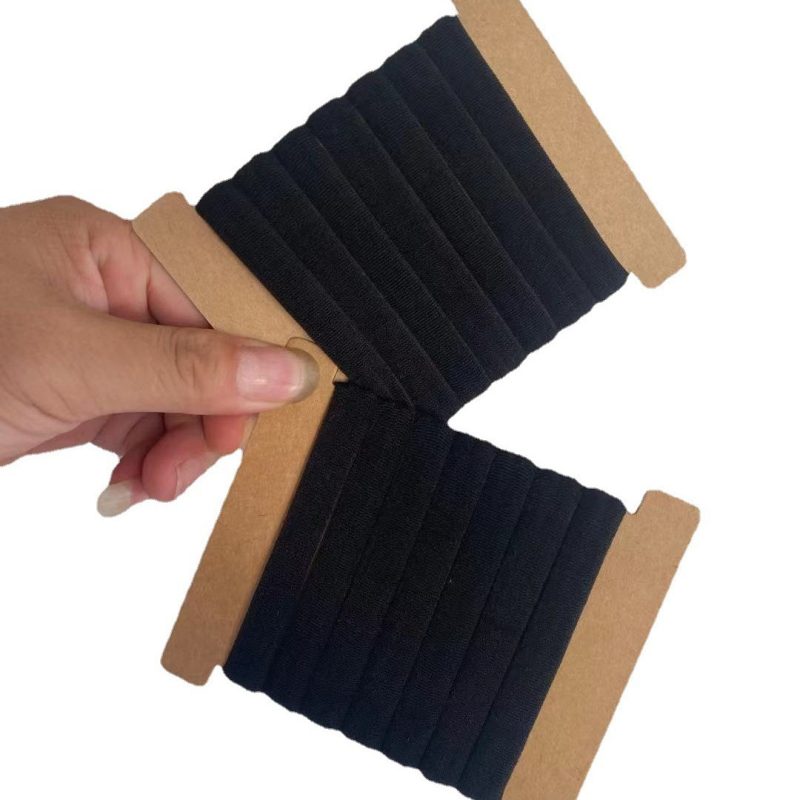 Galvos odos draugi plaukų gumelė, megzta iš poliesterio ir nailono, aukšta elastingumas, atsparumas lūžimui, Korėjietiškas stilius