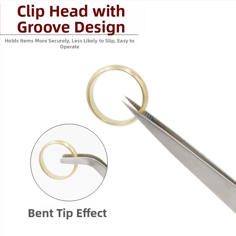 Универсален настолен пружинен захват с прави и извити челюсти – бижутерски инструмент за заваряване и фиксиране на пинсети