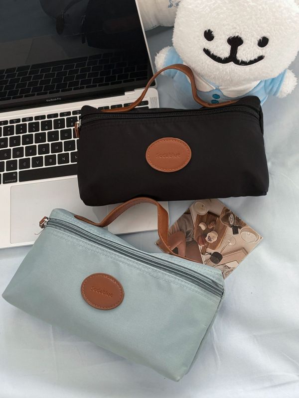 Nylon utazási kozmetikai táska, poliészter bélés, ultra könnyű és kompakt, unisex, mindennapi használatra