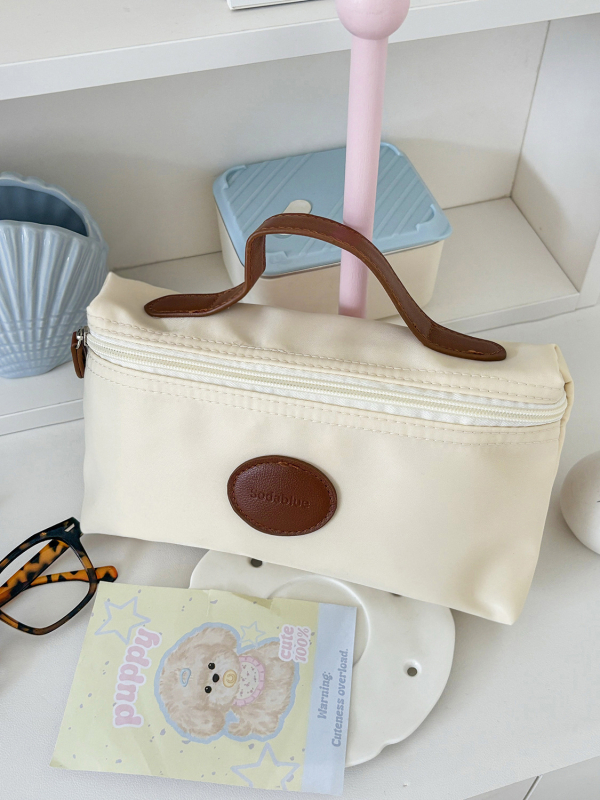 Nylon utazási kozmetikai táska, poliészter bélés, ultra könnyű és kompakt, unisex, mindennapi használatra