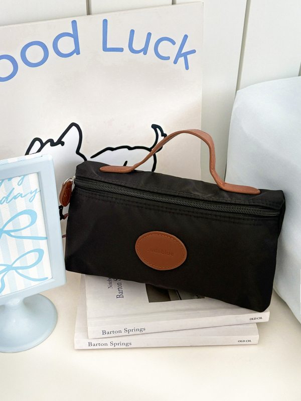 Nylon utazási kozmetikai táska, poliészter bélés, ultra könnyű és kompakt, unisex, mindennapi használatra