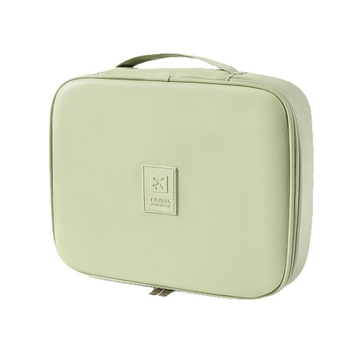 Τσαντάκι καλλυντικών για ταξίδια, αδιάβροχο, στυλ τσάντας χειρός, πολυλειτουργικό, μεγάλη χωρητικότητα (PU)