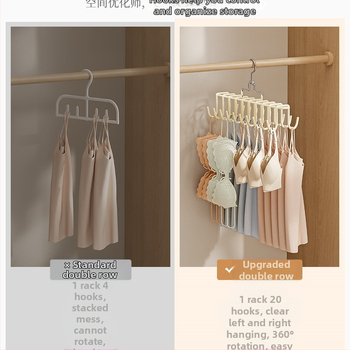 Ανάρτηση για camisole και εσώρουχα με πολλαπλά κλιπ — Υλικό: μεταξωτό λουλούδι; Κατάλληλο για κρεμάστρες ρούχων, ράφια παντελονιών, κρεμάστρες γραβάτας; Επεξεργασία και εξατομίκευση: Όχι