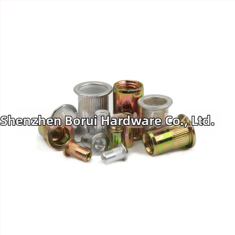 Алуминиев rivet nut, плоска глава, клас B, стандарт