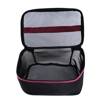 Козметична чанта – найлонова материя, подплата от полиестер, четиридименсионална форма, унисекс стил