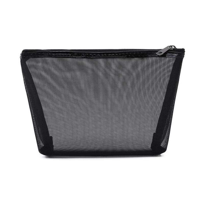 Kozmetikai táska – nylon anyag, poliészter bélés, négydimenziós forma, uniszex stílus