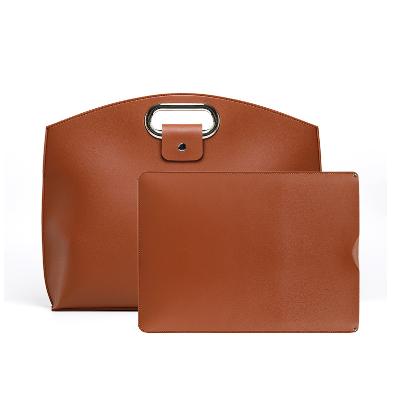 PU anyagú laptop táska városi minimalist stílusban – PU anyag, vízálló, antibakteriális, ütésálló, nagy kapacitás (PU anyag; vízálló; antibakteriális; ütésálló; nagy kapacitás)