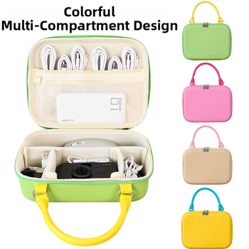 Κυβοειδής EVA τσάντα αποθήκευσης — πολυχρηστική για ταξίδια, αποθήκευση καλλυντικών και εξαρτημάτων γραφείου (κυβικό σχήμα, υλικό EVA, πολυλειτουργική)