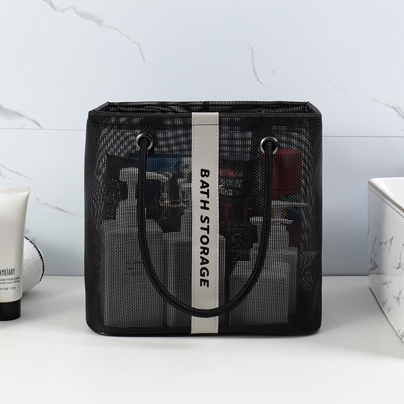 Weekeight Τσαντάκι Καλλυντικών – Δίχτυωτή Τσάντα Μπάνιου, Πολυεστέρας, Πολυλειτουργική Αποθήκευση για Ταξίδια