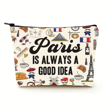 Taylor nyomtatású kozmetikai táska, kis négyzet alakú, poliészter, cipzár, vízszintes elrendezés