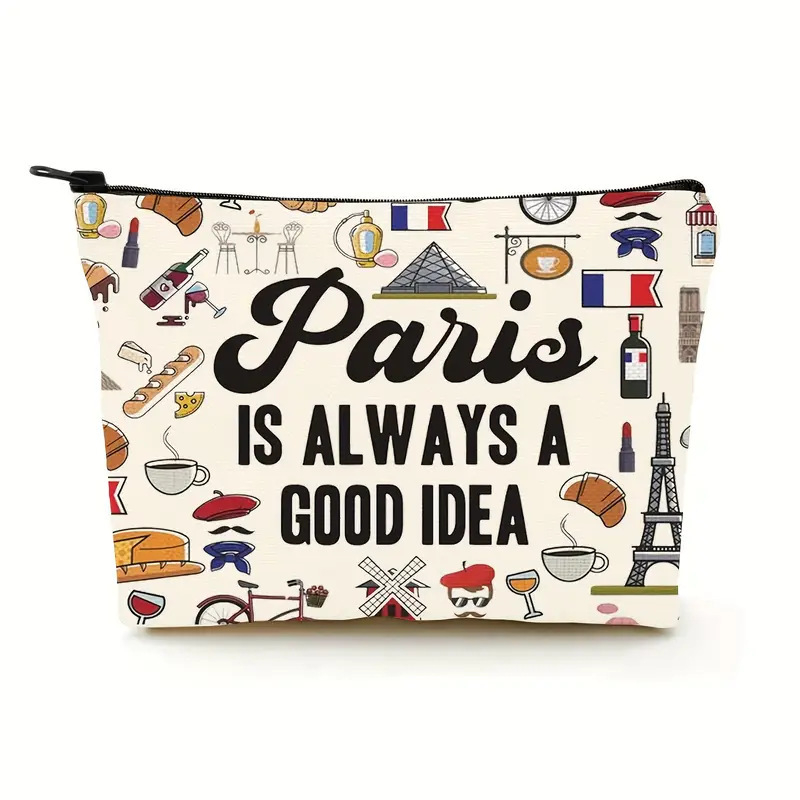 Taylor nyomtatású kozmetikai táska, kis négyzet alakú, poliészter, cipzár, vízszintes elrendezés