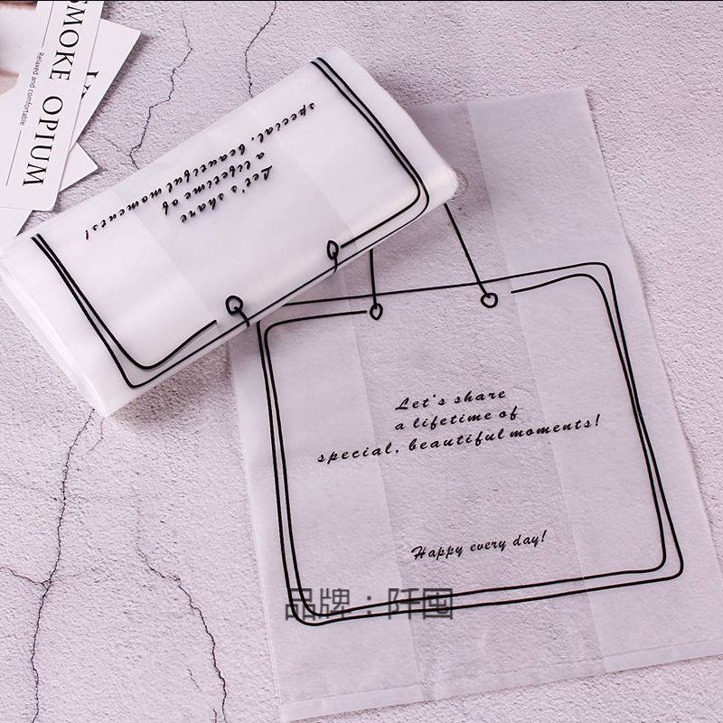 Geantă din plastic îngroșată pentru ambalaje alimentare – pentru take-out, pâine, salate și deserturi