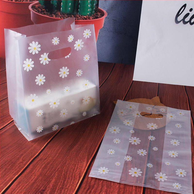 Geantă din plastic îngroșată pentru ambalaje alimentare – pentru take-out, pâine, salate și deserturi