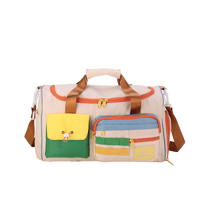 Crossbody sportska torba kapaciteta 20–35L, Oxford platnu, suho-mokri odjeljak, uzorak slova, gradski minimalistički stil