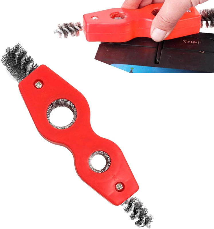 Autó 4‑in‑1 kábel ecset, dupla fejű akkumulátor terminál tisztító és rozsdát eltávolító eszköz