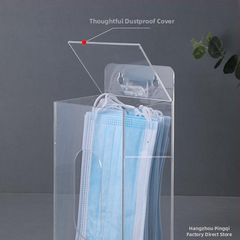 Κουτί αποθήκευσης μιας χρήσης γαντιών – τοποθετείται στον τοίχο, χωρίς τρύπες, διαφανής ακρυλικός σχεδιασμός, προστασία από σκόνη, μαγνητικός οργανωτής για μάσκες και καπέλα (Τοίχος-τοποθέτηση, Χωρίς τρύπες, Διαφανής ακρυλικός σχεδιασμός, Προστασία από σκό