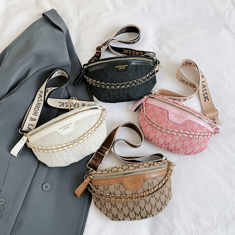 Τσάντα crossbody από PU δέρμα, σε στυλ Saddle Bag, μορφή dumpling, με φερμουάρ και επένδυση πολυεστέρα