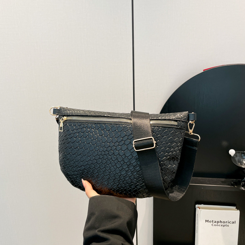 PU balno krepšys su užtrauktuku, poliesterio įdaila ir viena pečių juosta