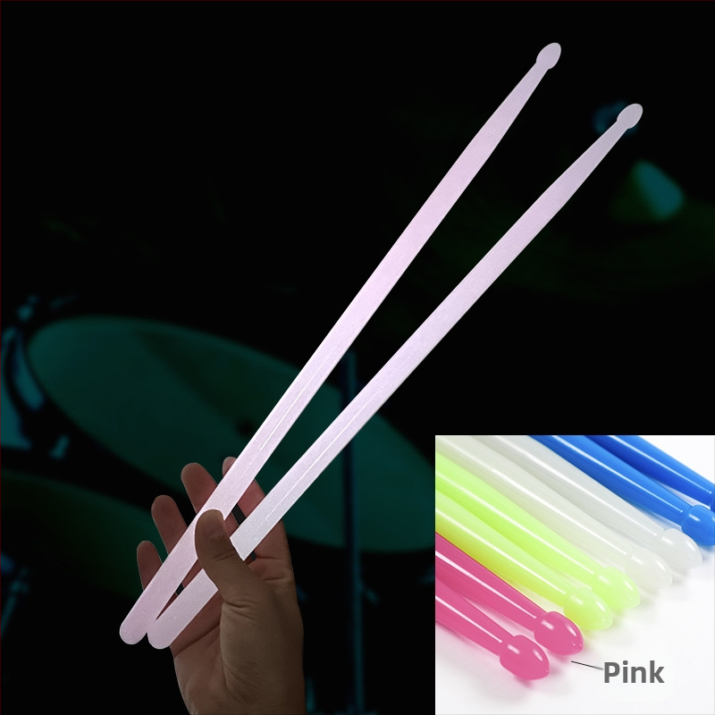 Svietiace plastové paličky na bubon 5A s protišmykovou rúčkou – moboog