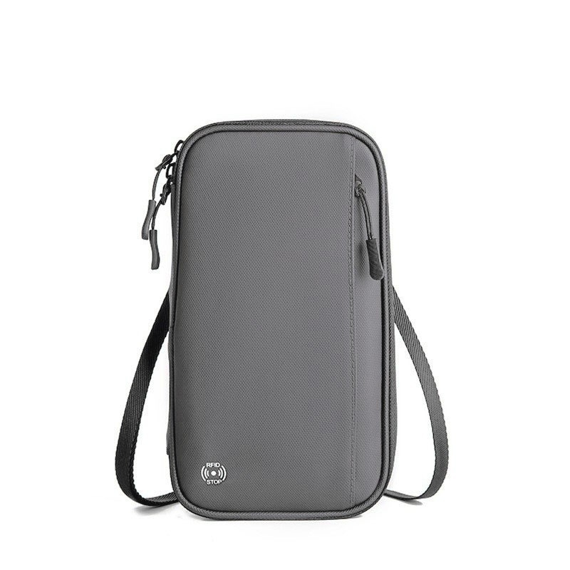 Θήκη διαβατηρίου και εγγράφων, 1 πτυχή πορτοφόλι, υλικό 900D φιλμ, επένδυση από πολυεστέρα 150D, στυλ επιχειρηματικής μετακίνησης