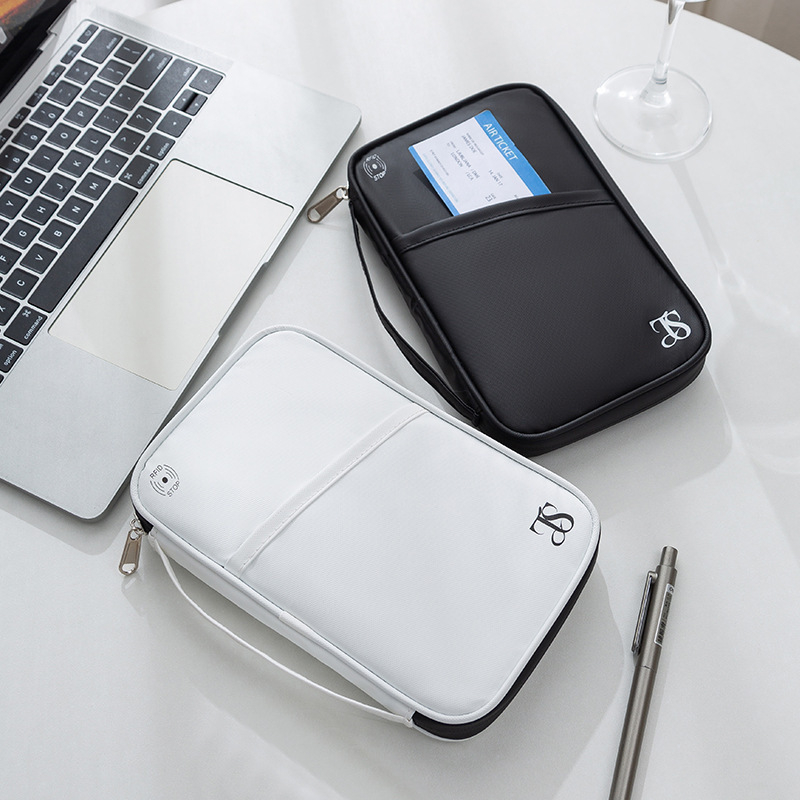 Držač za putovnicu i dokumente, protiv krađe, vodootporan, stil ručne torbe, materijal 600D, za putovanja