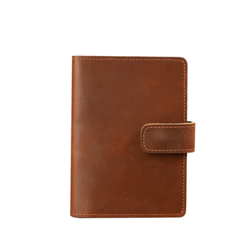 Niuyike 1140 Paso dėklas – tikra oda, galvijų oda, 1 sulenkimas, vienos spalvos, unisex