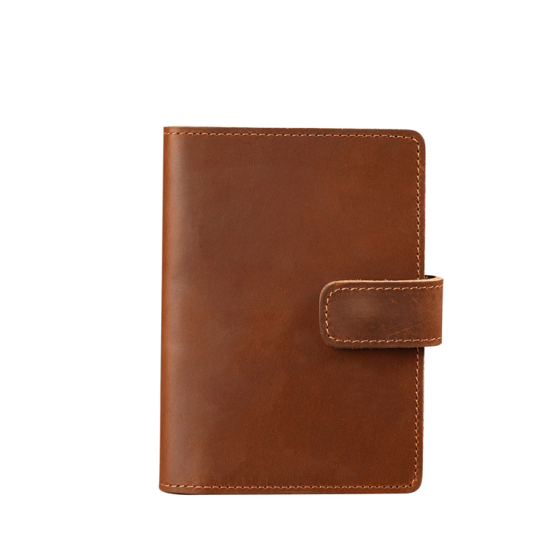 Niuyike 1140 Paso dėklas – tikra oda, galvijų oda, 1 sulenkimas, vienos spalvos, unisex