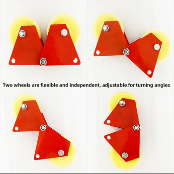 Ъглова ролка за работа на височина с въжен механизъм за издърпване, спестява труд, прав ъгъл