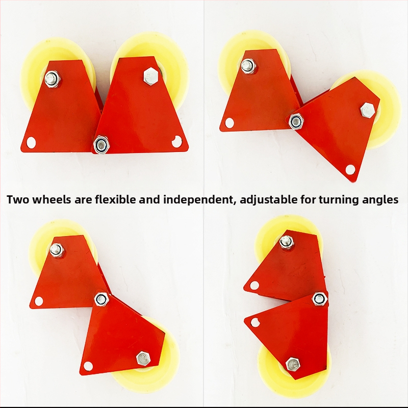 Ъглова ролка за работа на височина с въжен механизъм за издърпване, спестява труд, прав ъгъл