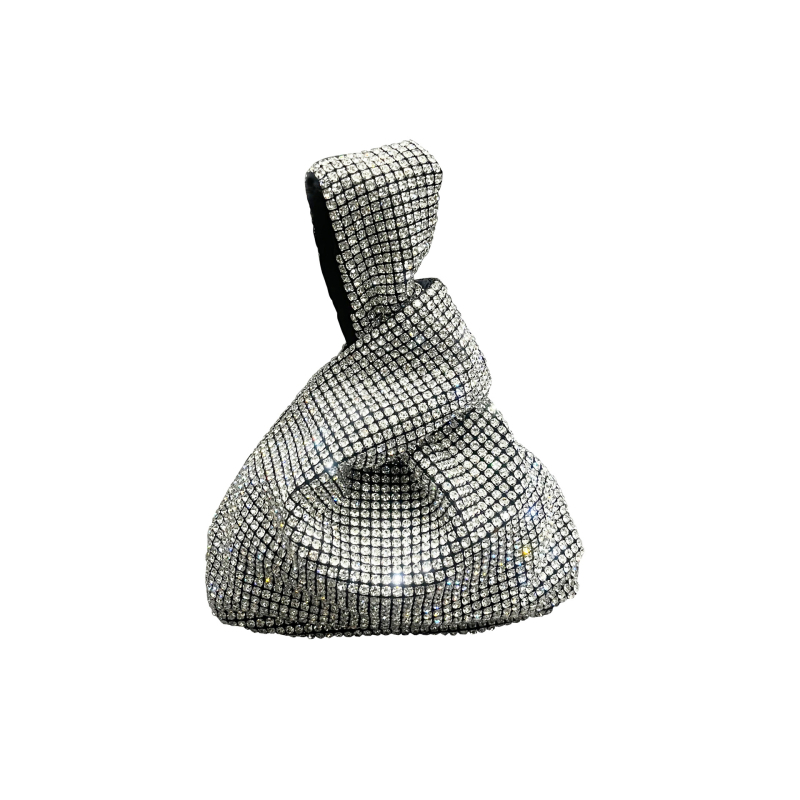 Дамска ръчна чанта с кристали, за ежедневна употреба, свеж и сладък стил, лято 2024