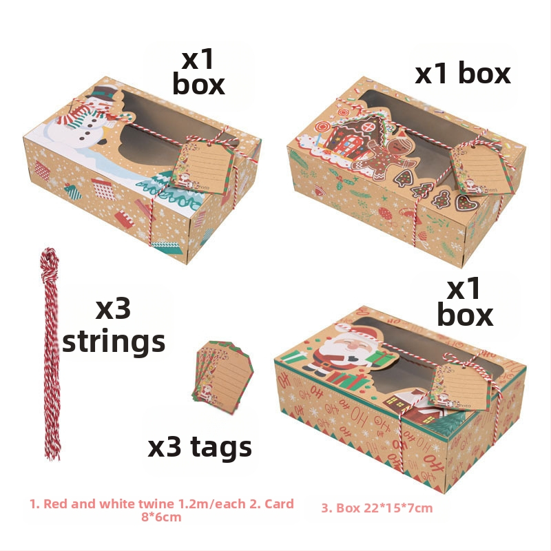 Europos stiliaus kraftpopieriaus sausainių dėžutė, kvadratinė forma, popierinė konstrukcija, vestuvėms