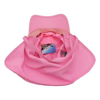 Детска кепка с козирка: защита на шията, слънцезащита и UV защита, полиестерна материя, къса козирка