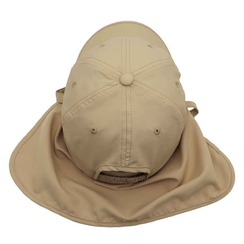 Детска кепка с козирка: защита на шията, слънцезащита и UV защита, полиестерна материя, къса козирка