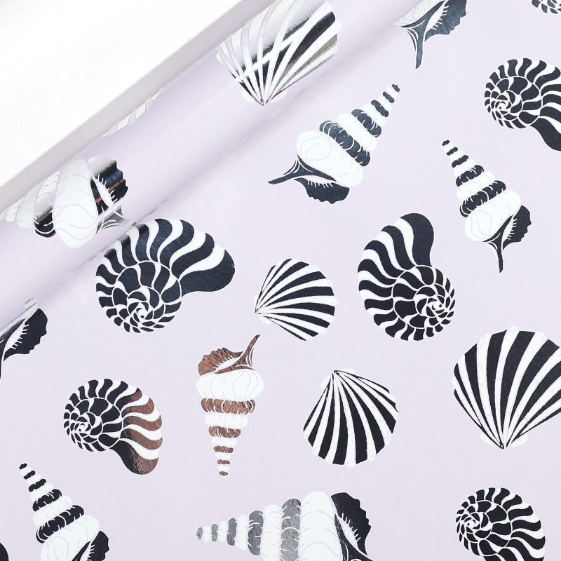 Алуминирана хартия за опаковане на подаръци в ролка, подаръчна опаковка, частна марка допустима, марка Cultural Herbal Packaging