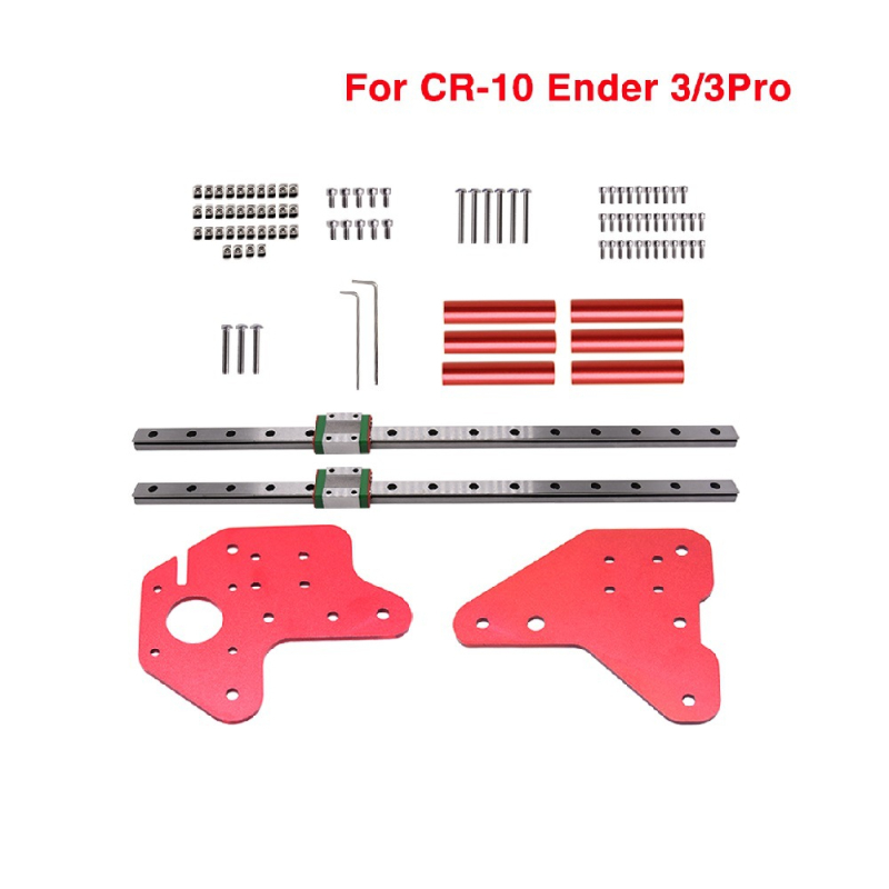 Διπλός Z-άξονας MGN12C γραμμικός οδηγός με σετ στηριγμάτων Ender-3/CR-10 σειρά