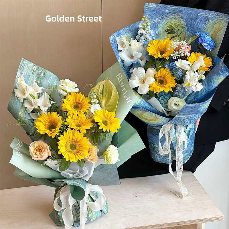 Shangjin Fenghua papir za buket, omotni papir, razina pakiranja Packaging, tolerancija 1 cm, DIY poklon omot cvijeća