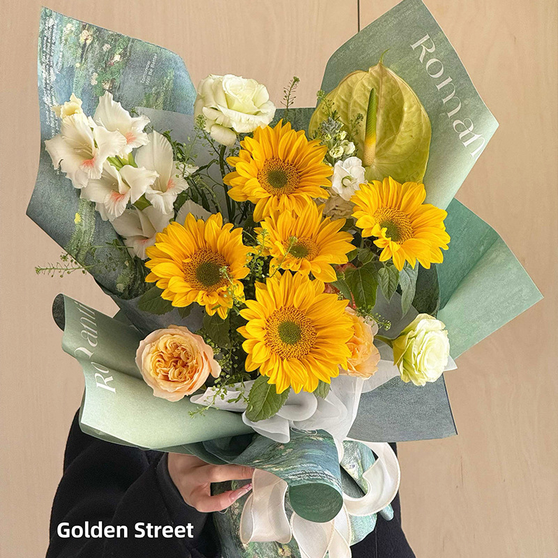 Shangjin Fenghua papir za buket, omotni papir, razina pakiranja Packaging, tolerancija 1 cm, DIY poklon omot cvijeća