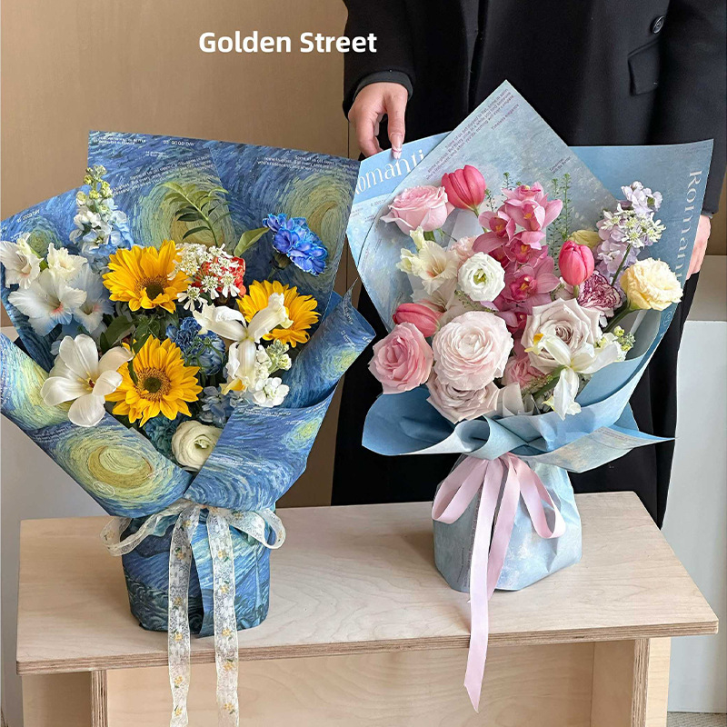 Shangjin Fenghua papir za buket, omotni papir, razina pakiranja Packaging, tolerancija 1 cm, DIY poklon omot cvijeća