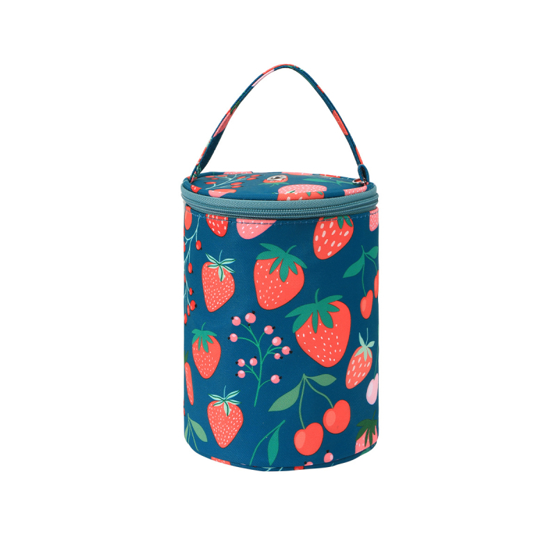 Cilindrikus tároló táska kötőtűk és horgolótűk kiegészítőihez, poliészter, többfunkciós, EB modell