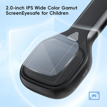 Vaikų rankinis mikroskopas X101, 400× padidinimas, 2,0 colių LCD ekranas, nuotraukų įrašymas, baterijos veikimo laikas 1,5 val.