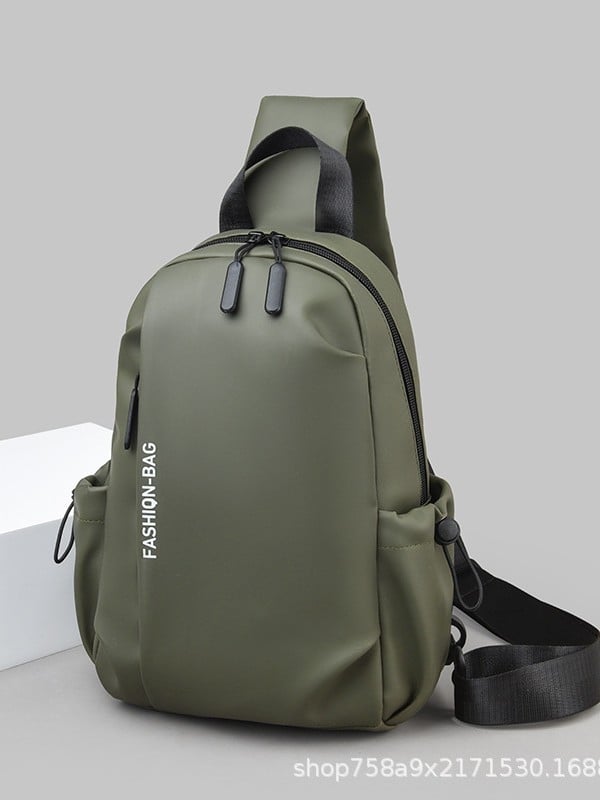 Vīriešu krūšu soma brīvā laika ceļojumiem — ūdensizturīga, ultralieka, salokāma, crossbody