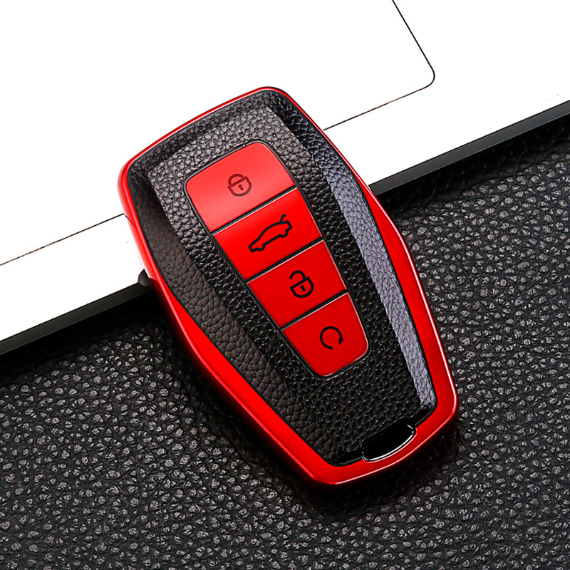 Geely automa atslēgas korpuss - TPU materiāls, etniskā stila, saderīgs ar Emgrand, Vision, X6, Star, Boyue, Xingrui
